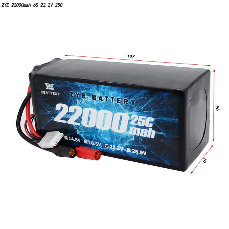 pin lipo 22000mah 14s