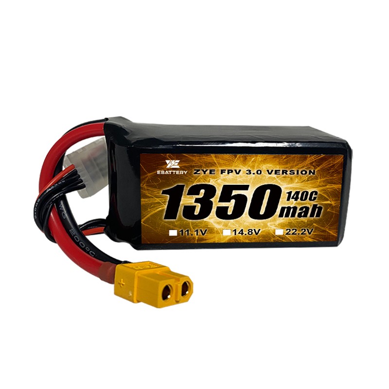 Pin Lipo 120C 1350mah 1550mah cao cho FPV Drone